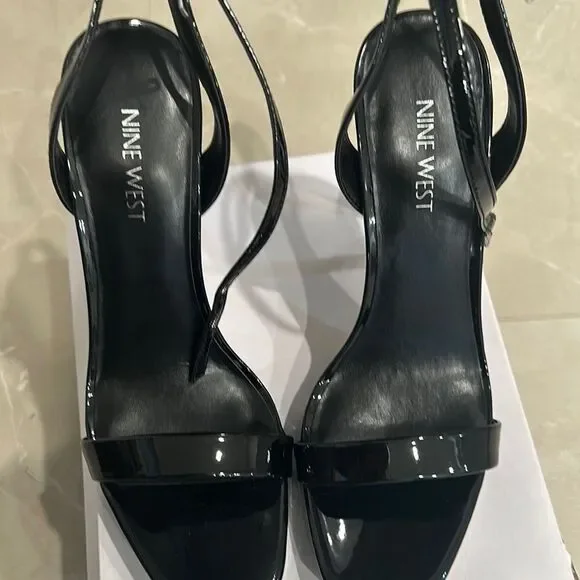 🎉SALE🎉Nine West Black Heels with Slingback Design - Picture 3 of 5